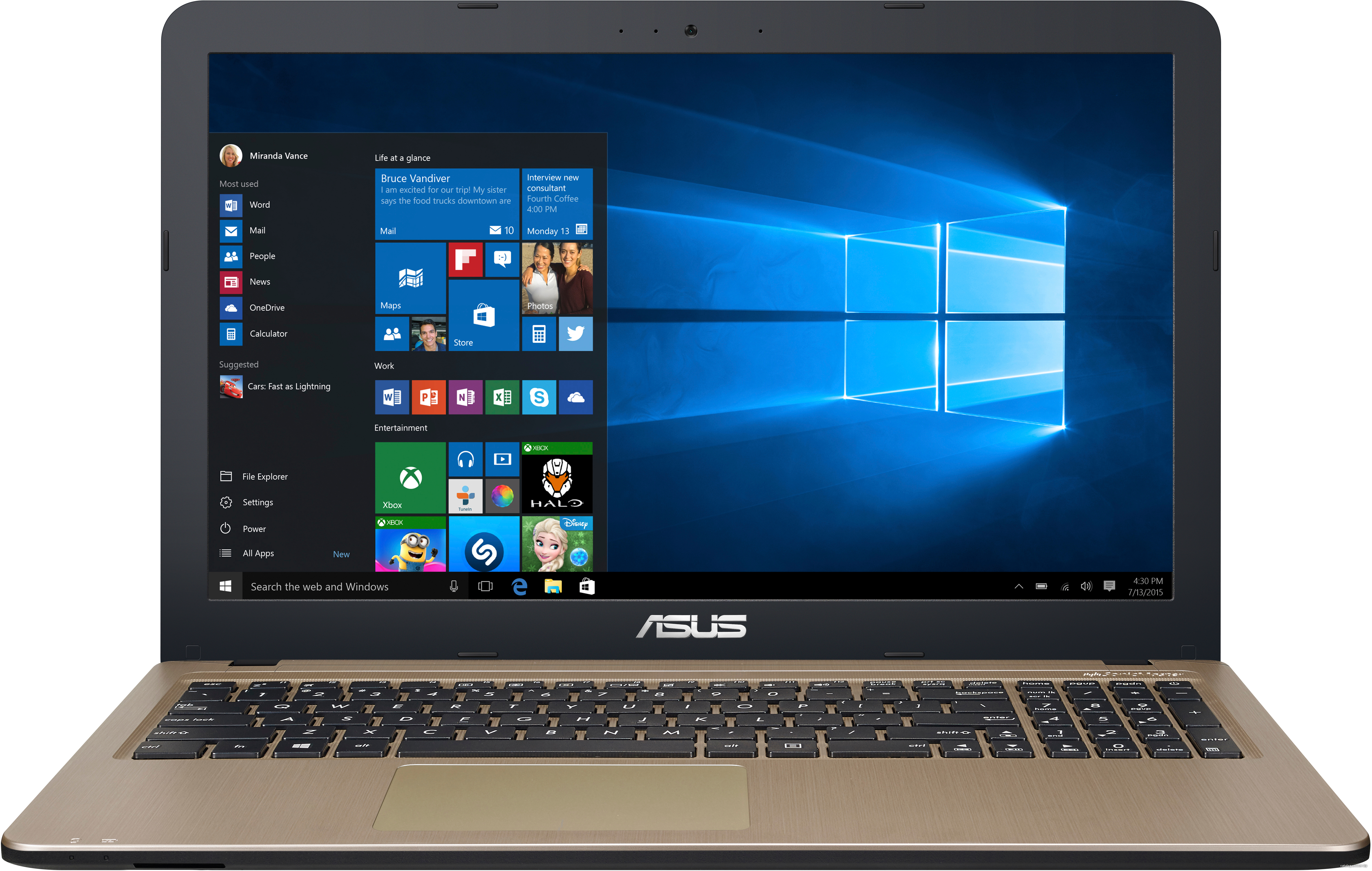 Замена жесткого диска ASUS VivoBook X540YA-XO534D